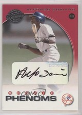 2001 Donruss Class Of Phenoms Rookie /625 Alfonso Soriano #232 Auto