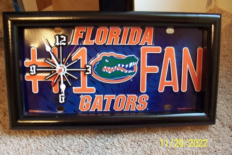 Florida Gators #1 Fan Clock - Working Cover