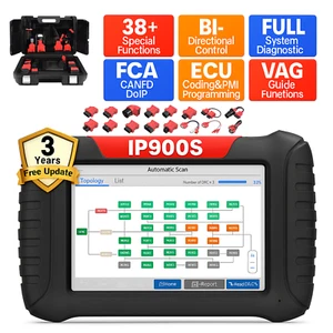 XTOOL IP900S OBD2 Scanner ECU Coding IMMO Automatic Car Code Reader FCA AutoAuth - Picture 1 of 23