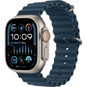 Apple Watch Ultra 2 49mm Titan (GPS + Cellular) Ocean Band Blau - Akzeptabel - Bild 1 von 3