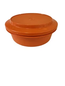 VTG Tupperware Seal N Serve Bowl & Lid ONLY 1346 Harvest Orange - Picture 1 of 5