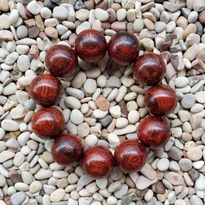 Increíble pulsera 11 cuentas Akar Laka Dalbergia Parviflora 22 mm Kayu Menang #54 - Imagen 1 de 4