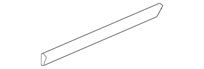 Moldura central puerta trasera lado pasajero GM 19120338 genuina Foto 1 de 2