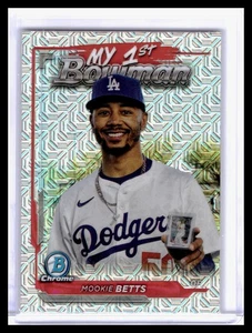 2024 Bowman Chrome #M1B-6 Mookie Betts My 1st Bowman Mojo Refractor Dodgers - Picture 1 of 2