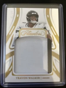 2024 Panini Flawless Travon Walker Patch 13/25 Jaguars - Picture 1 of 2
