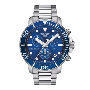New Tissot Seastar 1000 Chronograph Quartz Watch 45.5mm - T120.417.11.041.00 A2 - Picture 1 of 1