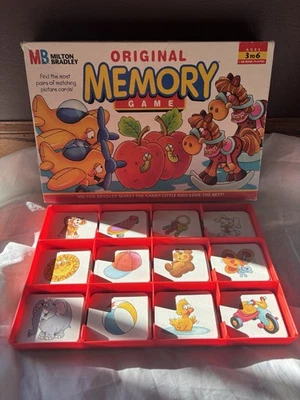 DE COLECCIÓN 1996 Milton Bradley EL JUEGO DE MEMORIA ORIGINAL - CARTAS COMPLETAS 72 (36 Pares) Foto 1 de 4
