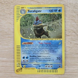 BUTT SWIRL💫🌀 MP Feraligatr 12/165 Holo Rare Expedition Nintendo Pokémon Card - Picture 1 of 11