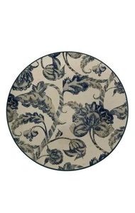 Williams Sonoma Palampore Set Of 2 Floral Blue & Gray Dinner Plates 10 1/2" New - Picture 1 of 5