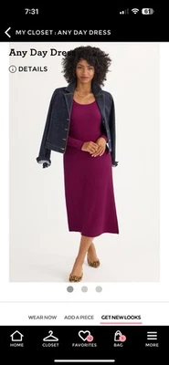 Vestido Cabi Cualquier Día Talla Pequeña Baya. Estilo 4801. Agotado otoño 24 Orig. $129 Foto 1 de 4