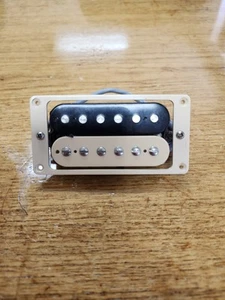 Gibson USA 57 Classic Neck Humbucker - Zebra Black and Cream 4 Conductor - Picture 1 of 3
