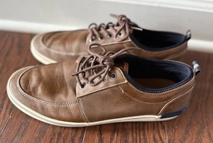Goodfellow Para Hombre 10 Marrón Con Cordones Hechas por el Hombre Tenis de Cuero - Imagen 1 de 7