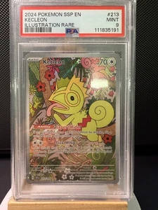 !PSA 9! - Kecleon 213/191 Sv08: Surging Sparks Holo - Picture 1 of 2