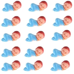 24pcs Mini Newborn Sleeping Babies Doll Baby Shower Birthday Table Decor Craft - Picture 1 of 7