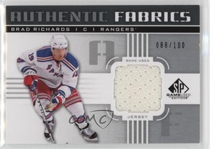 2011-12 SP Game Used Edition Authentic Fabrics /100 Brad Richards #AF-RI