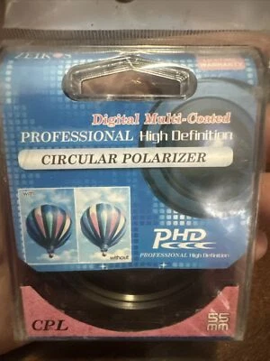 Zeikos (ZE-CPL55) 55mm Circular Polarizer Filter New in a box. - Image 1 of 2