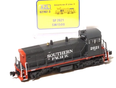 AZL-62702-3 Z-scale Southern Pacific SW1500 Switcher Locomotive SP rd#2621 NEW - Image 1 of 3