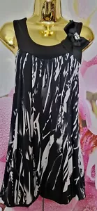 NICE WOMEN LADIES VEST TOP TUNIC BLOUSE SIZE M/L UK 8 10 12 - Picture 1 of 3