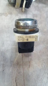 FUJI AH30-F GREEN FLUSH HEAD  PUSH BUTTON SWITCH OPERATOR   W14 - Picture 1 of 1