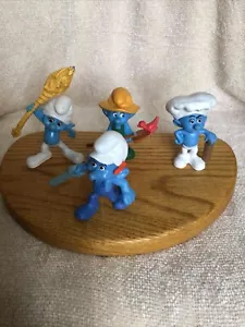 Smurf Figures McDonald's premiums 2011 5 - figure lot - Picture 1 of 5