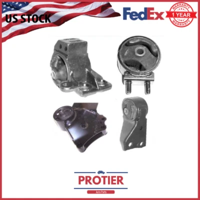 Motor & Trans Mount 4PCS conjunto para 2000-2004 Kia Spectra 1.8L para Auto Trans - Imagem 1 de 4