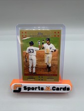 2007 Topps Gold Border Parallel Derek Jeter Bobby Abreu Yankees #’d /2007 #327
