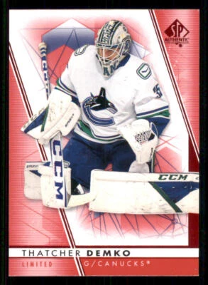 2022-23 SP Authentic Limited Red #73 Thatcher Demko - Image 1 of 2