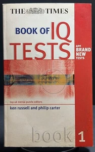 Times Book of Iq Tests Times Book 1 of IQ Tests by Ken Russell - Picture 1 of 6