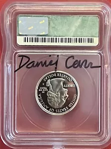 SILVER 2001-S New York State Quarter ICG PR69 DCAM Daniel Carr signed holder - Picture 1 of 2
