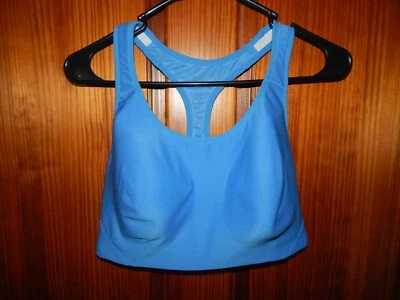 SUJETADOR DEPORTIVO AVIA AZUL, INALÁMBRICO, FORRO DE TELA, TALLA XXL, NUEVO SIN ETIQUETAS Foto 1 de 2