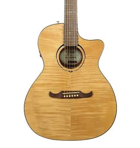Fender FA-345CE auditorium cutaway flame maple acoustic electric guitar - Picture 1 of 21