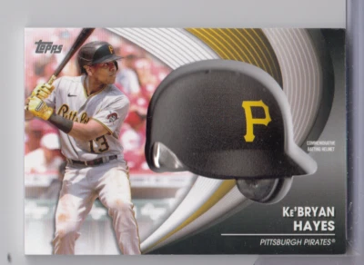 Ke'Bryan Hayes Pirates 2022 Topps Batting Helmet Card #BH-KH 082122AZCD12 - Image 1 of 2