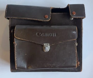 Vintage CANON REFLEX ZOOM 810-40MM LENS VIDEO CAMERA CASE + Cloth & Instructions - Picture 1 of 10