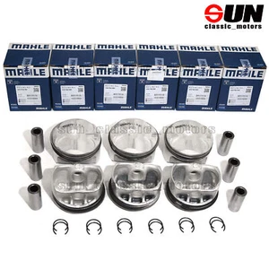 MAHLE Pistons Rings Set Φ82+0.5mm CR 11:1 6Pcs For BMW 325i 523i E93 E30 E83 F10 - Picture 1 of 7