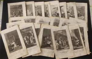 LOTTO 23 INCISIONI STAMPE VITA DI SAN LUIGI GONZAGA PRIMI DEL '800 - Imagen 1 de 1