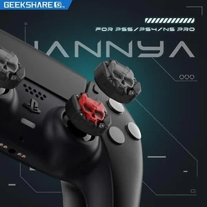 GeekShare Skull Thumb Grip Caps for PS4 / PS5 / NSPRO 4PCS Soft Solicone Cover - Picture 1 of 12