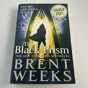 The Black Prism By Brent Weeks SIGNED PAPERBACK Lightbringer #1 - Picture 1 of 8