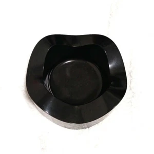 Helit Sinus Stackable Ashtray x 1 Designed by Walter Zeischegg Black Germany - Picture 1 of 9