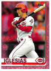2019 Topps Update US81 Jose Iglesias 26/50 pink Mothers Day parallel card Reds