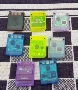 1x Playstation PS1 - Memory Card 1MB 15 Block verschiedene Hersteller und Farben - Bild 1 von 1