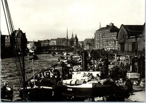 Oberhafen am Deichtormarkt 1925 Hamburg, Germany Postcard - Picture 1 of 2