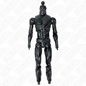 Mezco One:12 Black Skulls Death Brigade - Body Buck ONLY 1:12 Scale Fodder - Picture 1 of 2