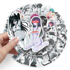 50PCS New Waifu Black And White Sexy Girl Hentai Bikini Sticker For Otaku Adult