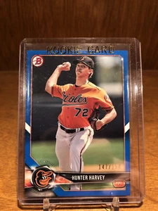 2018 Bowman Prospects Blue /150 Hunter Harvey #BP4 - Picture 1 of 3