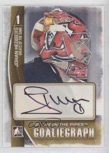 2013-14 ITG Between the Pipes GoalieGraph Johan Hedberg #A-JHE2 Auto