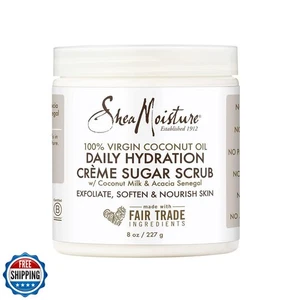 SheaMoisture Daily Hydration Crème Zucker Peeling Pflege für trockene Haut 100% Virgin - Bild 1 von 5