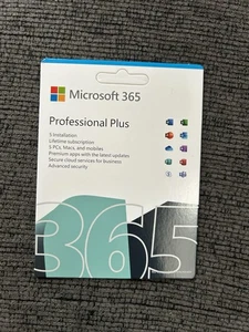 Microsoft 365 Professional– 5 PC or Mac lifetimeLicense - Afbeelding 1 van 2