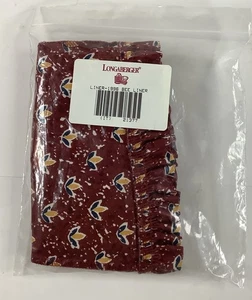 Longaberger 1996 Bee Basket Liner NIP Light the Fire Within Red Fabric - Picture 1 of 4