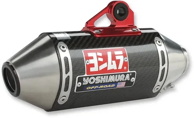 Yoshimura RS-2 Enduro Full System CF Exhaust Pipe Honda CRF50F 04-23 - Image 1 of 4