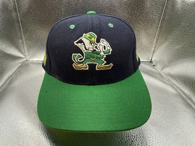 VTG 90s Notre Dame Fighting Irish WOOL Script Snapback Hat Twins Enterprise Cap - Image 1 of 4